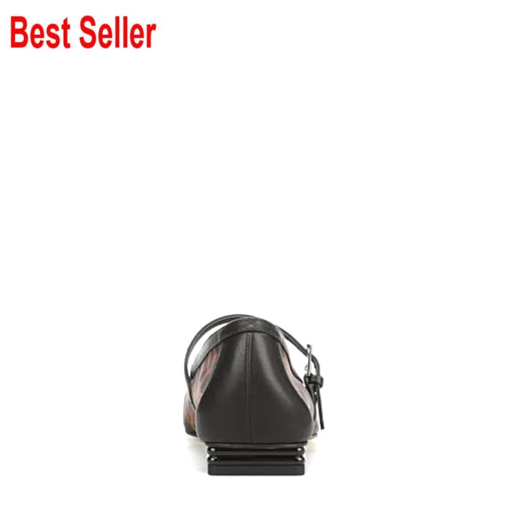 Leather Platform Sandals with Ankle Strap Adjustable Buckle Closure - Picture 3 of 7